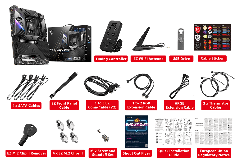 Mainboard Msi Meg Z890 Unify-x Wifi Ddr5 6