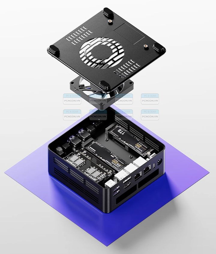 Máy Tính Mini Pc Aoostar Gem12 Max Amd Ryzen 7 8745hs (barebone) 9