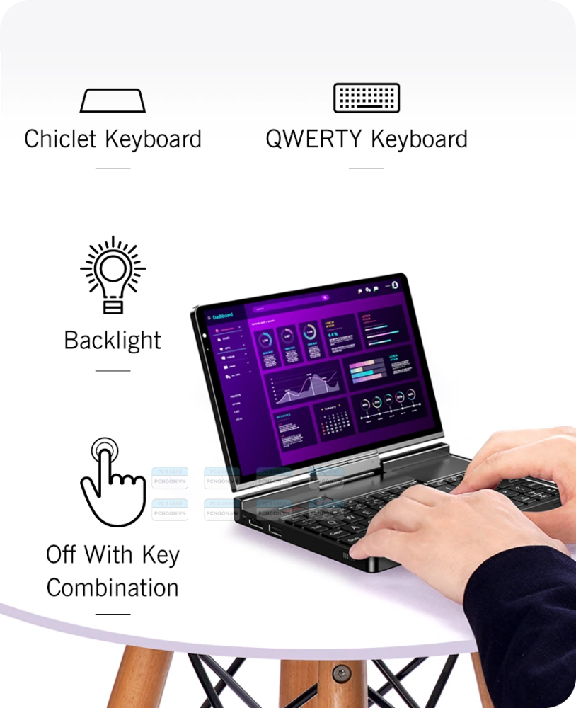 Máy Tính Cầm Tay Gpd Pocket 4 Amd Ryzen 7 8840u 3