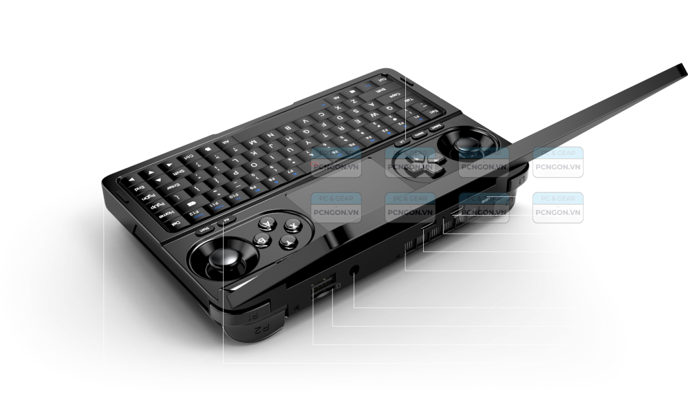 Máy Tính Cầm Tay Gpd Win Mini 2025 Amd Ryzen Ai 9 Hx 370 (trắng Đen) 6