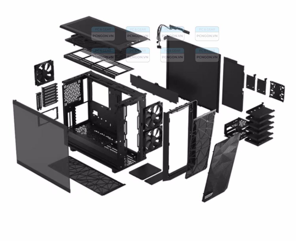 Vỏ Case Máy Tính Mini Itx Fractal Meshify 2 4