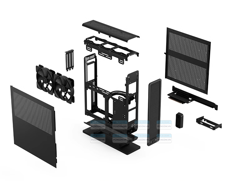 Vỏ Case Máy Tính Mini Itx Fractal Ridge 10