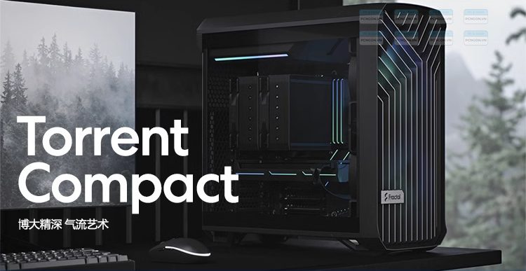 Vỏ Case Máy Tính Mini Itx Fractal Torrent Compact 9