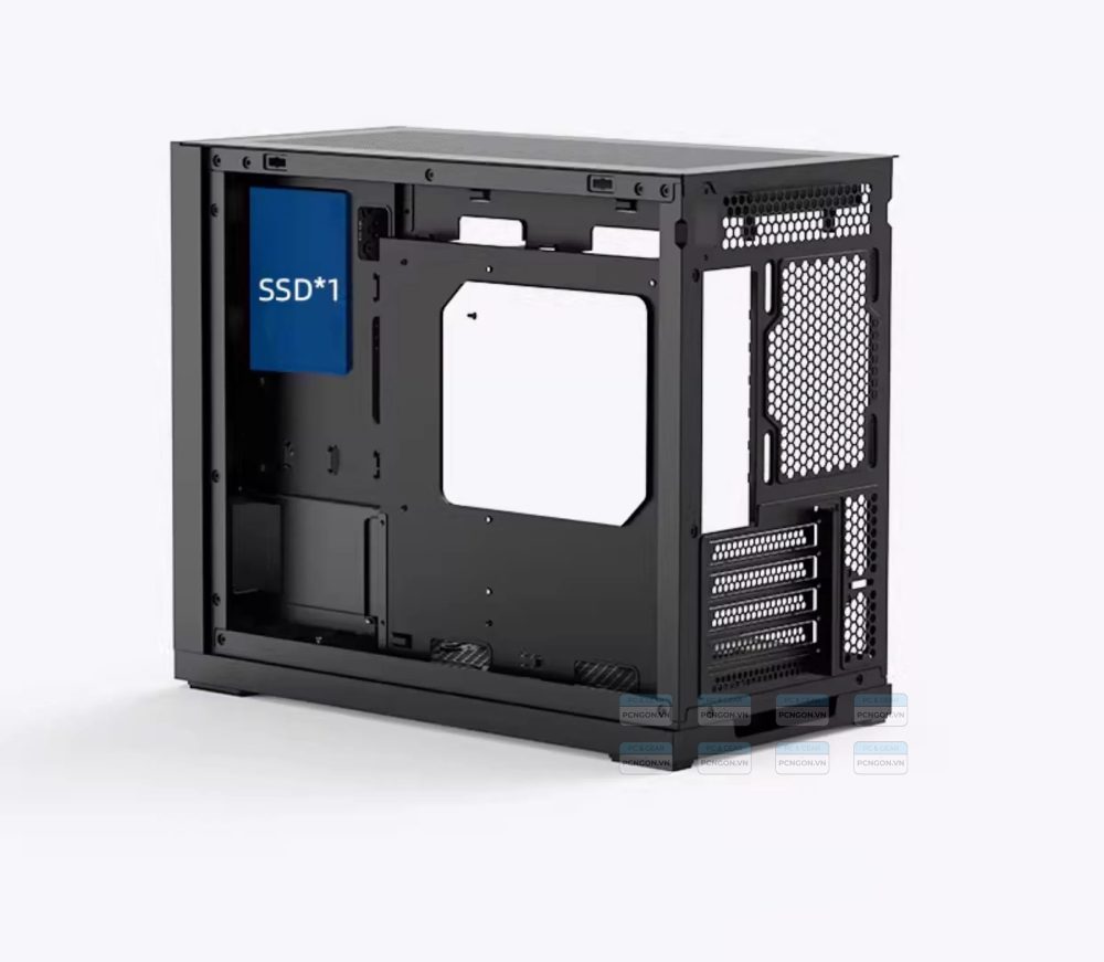 Vỏ Case Máy Tính Shiny Snake G600 Đen 6