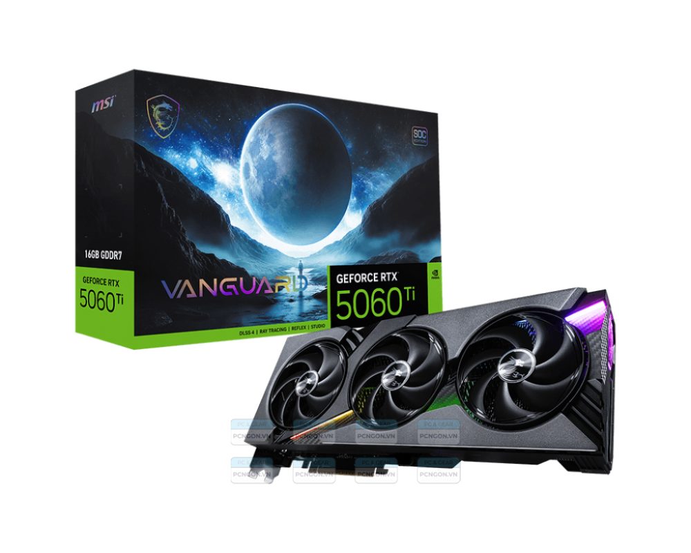 Card Màn Hình Msi Geforce Rtx 5060 Ti 16g Vanguard Soc 1