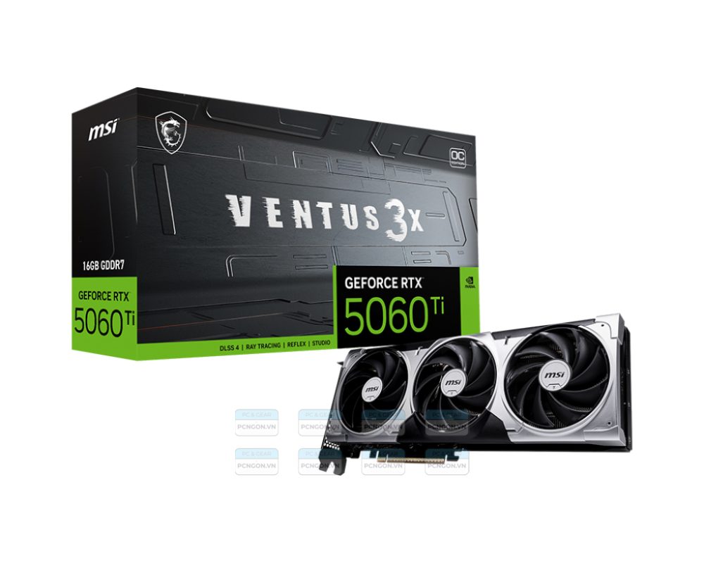 Card Màn Hình Msi Geforce Rtx 5060 Ti 16g Ventus 3x Oc 1