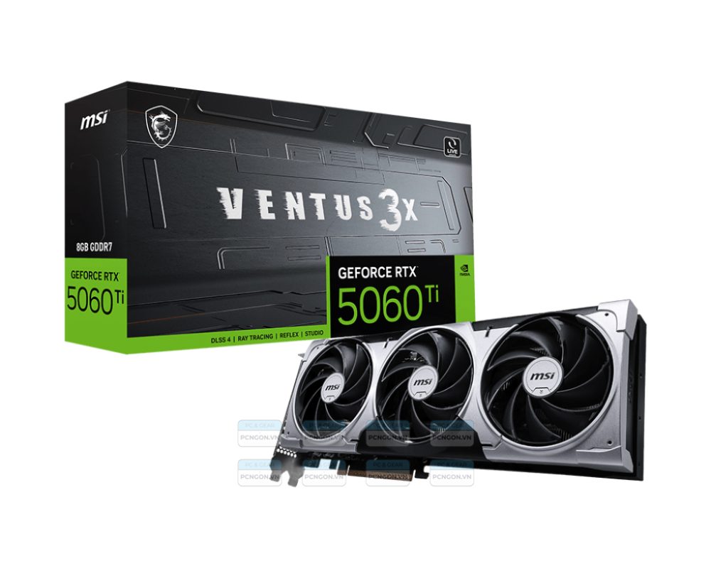 Card Màn Hình Msi Geforce Rtx 5060 Ti 8g Ventus 3x 1