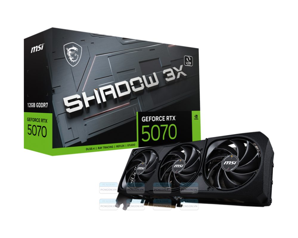 Card Màn Hình Msi Geforce Rtx 5070 12g Shadow 3x 1