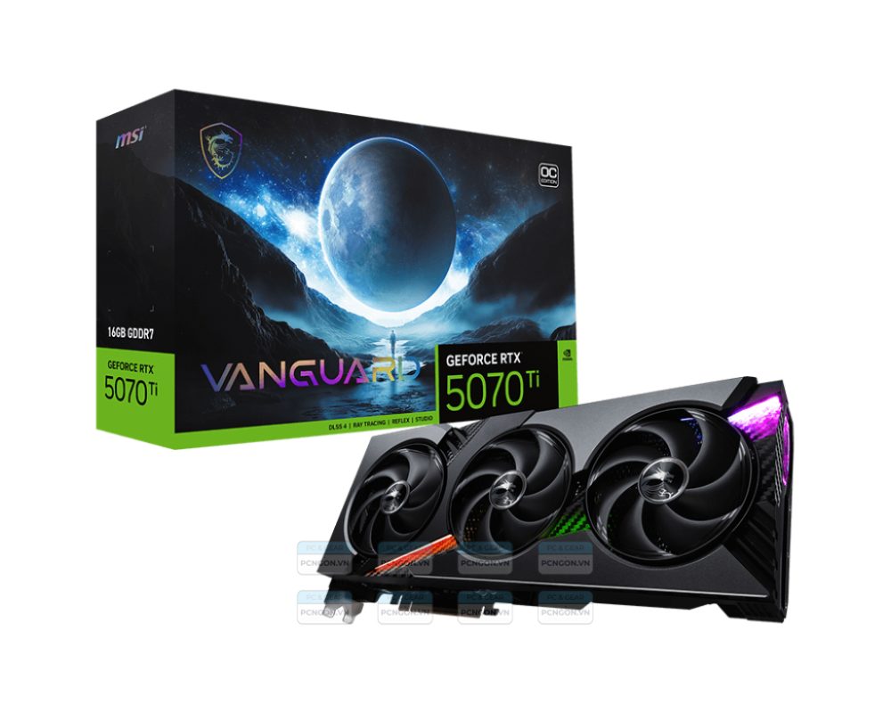 Card Màn Hình Msi Geforce Rtx 5070 Ti 16g Vanguard Oc 1