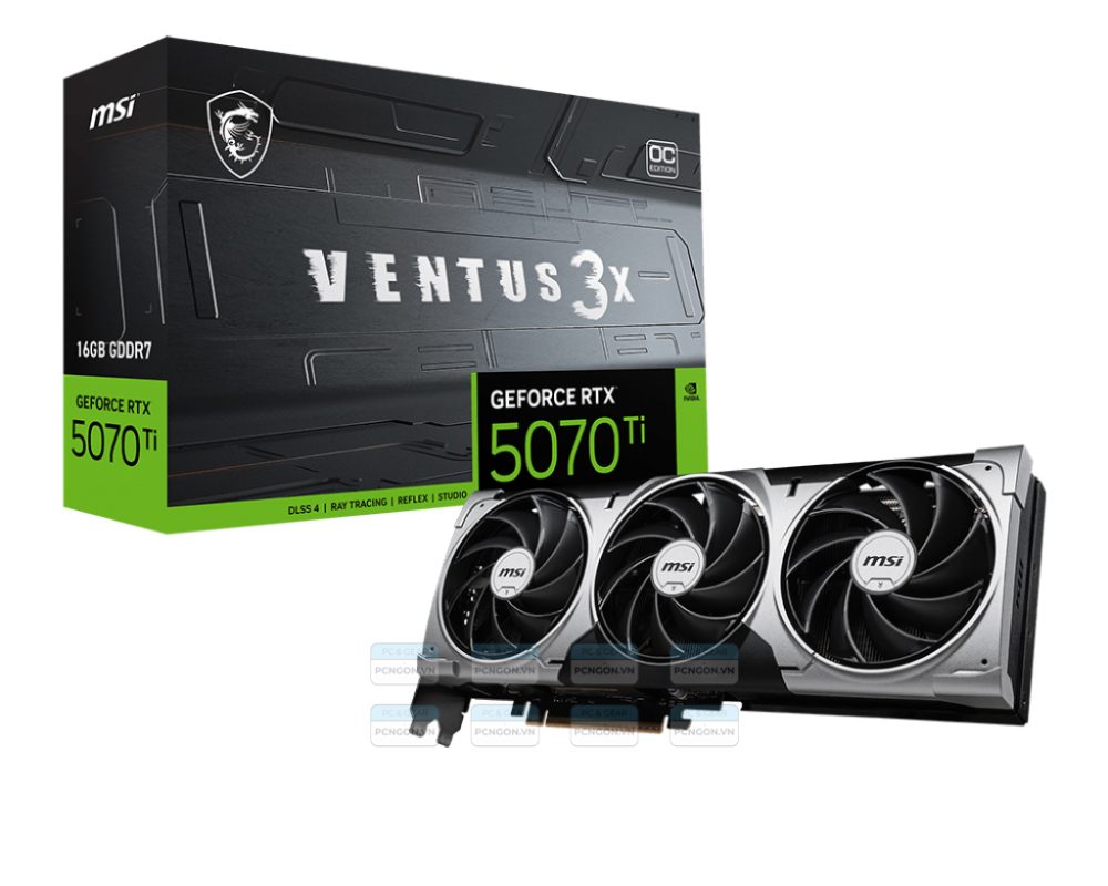 Card Màn Hình Msi Geforce Rtx 5070 Ti 16g Ventus 3x Oc 1