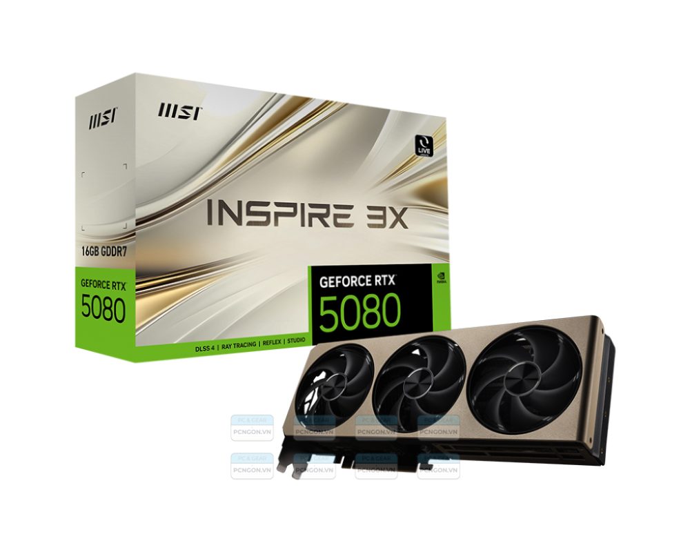 Card Màn Hình Msi Geforce Rtx 5080 16g Inspire 3x 1