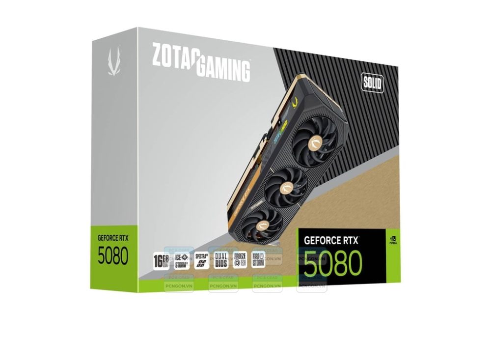 Card Màn Hình Zotac Gaming Geforce Rtx 5080 Solid 2
