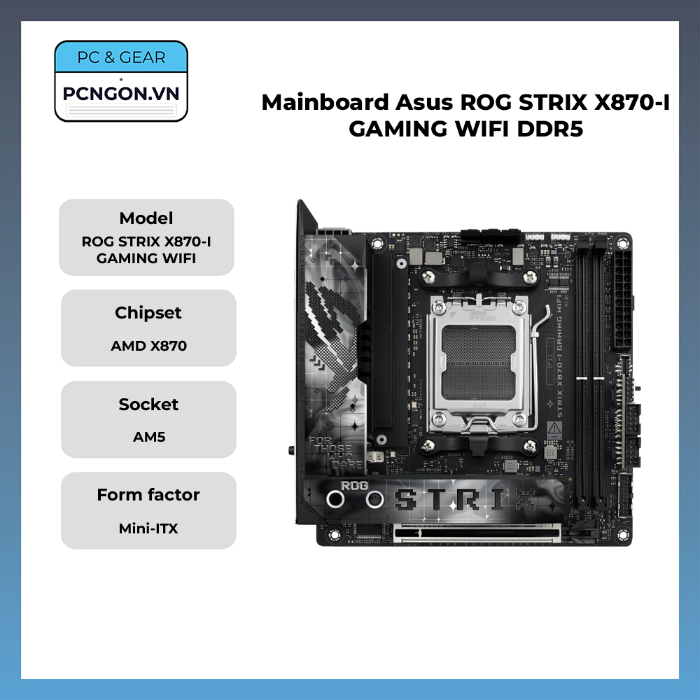 Mainboard Asus Rog Strix X870-i Gaming Wifi Ddr5
