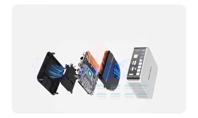 Máy Tính Mini Pc Minisforum Ai X1 370 Amd Ryzen Ai 9 Hx370 9