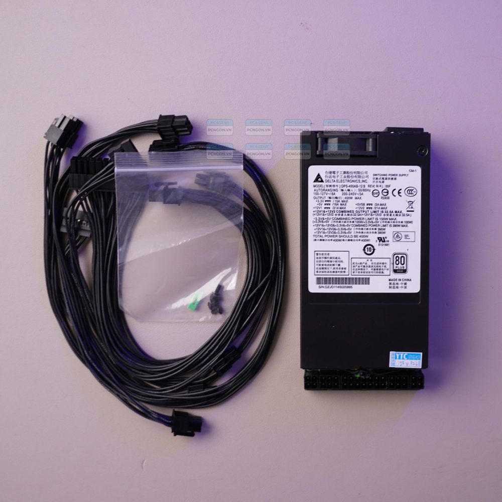 Nguồn Flex Atx Delta 400w Module Ytc Mod đen 7