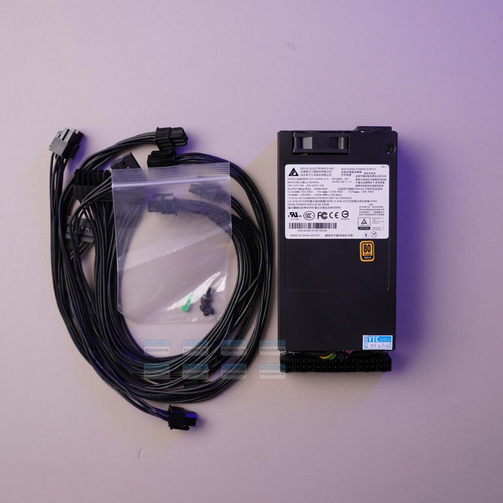 Nguồn Flex Atx Delta 500w Module đen Ytc Mod Đen 1