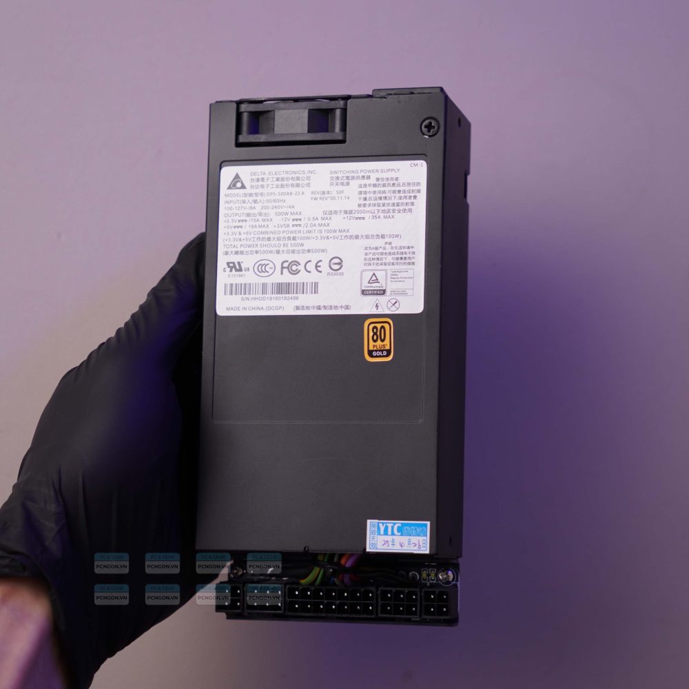 Nguồn Flex Atx Delta 500w Module đen Ytc Mod Đen 7
