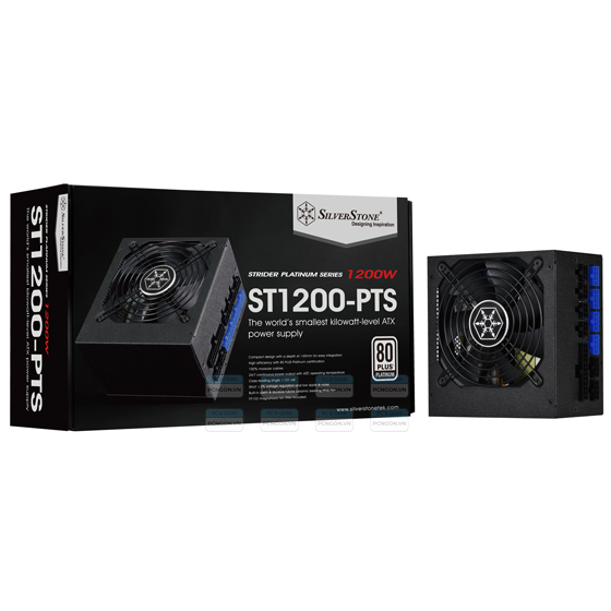 Nguồn Silverstone Strider 80 Plus Platinum 1200w 5