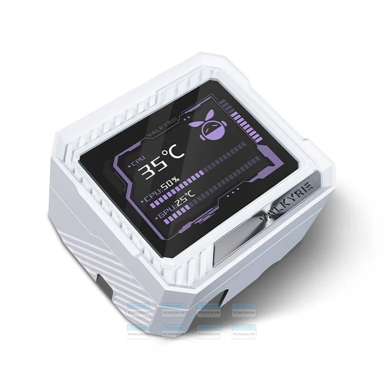 Tản Nhiệt Nước Aio Valkyrie Merlin V360 Trắng Tím 5