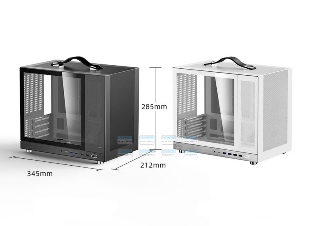 Vỏ Case Máy Tính Mini Itx Shiny Snake G350 Đen 7