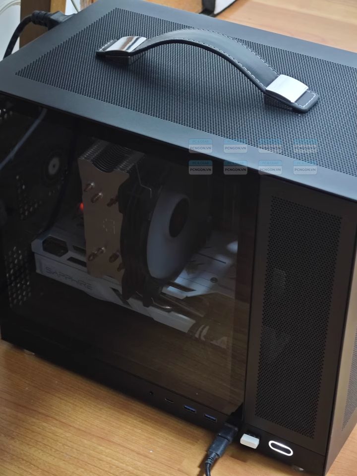 Vỏ Case Máy Tính Mini Itx Shiny Snake G350 Đen 9