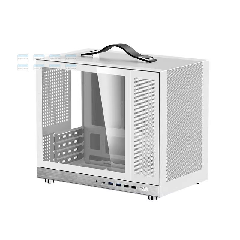Vỏ Case Máy Tính Mini Itx Shiny Snake G350 Trắng 4