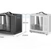 Vỏ Case Máy Tính Mini Itx Shiny Snake G350 Trắng 8
