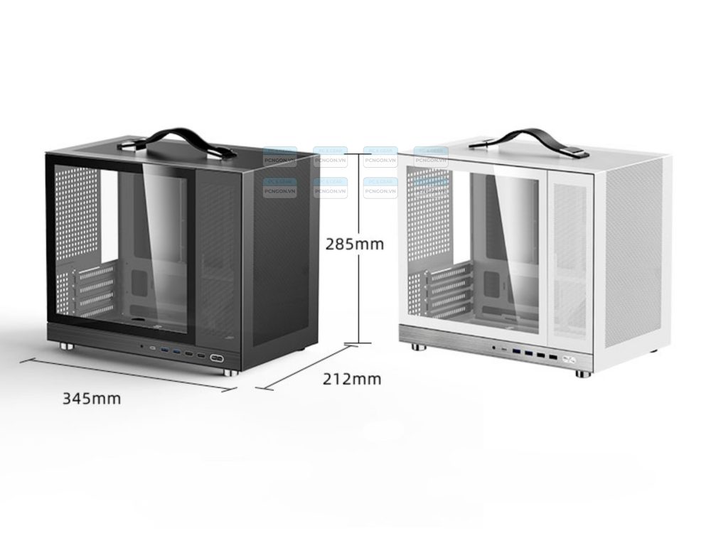 Vỏ Case Máy Tính Mini Itx Shiny Snake G350 Trắng 8