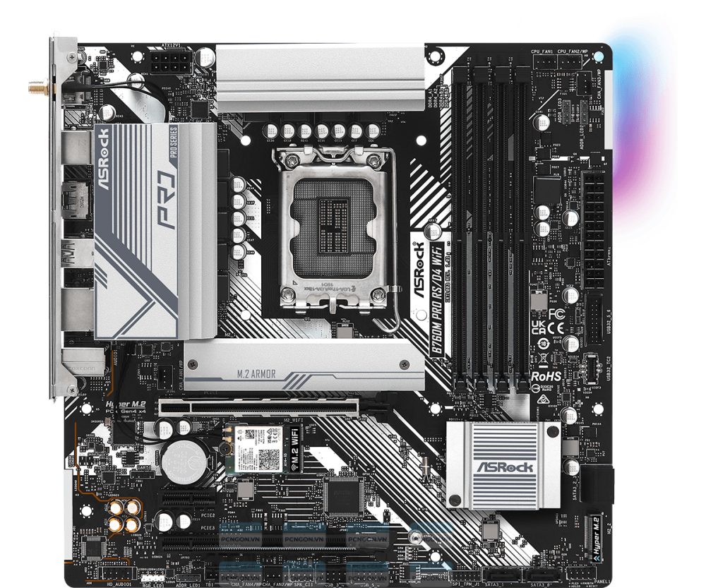 Mainboard Asrock B760m Pro Rs Ddr4 3