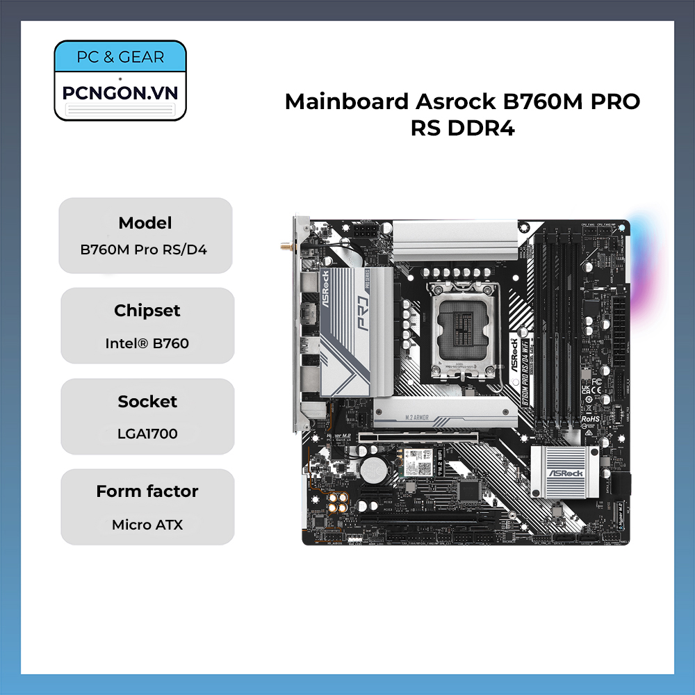Mainboard Asrock B760m Pro Rs Ddr4