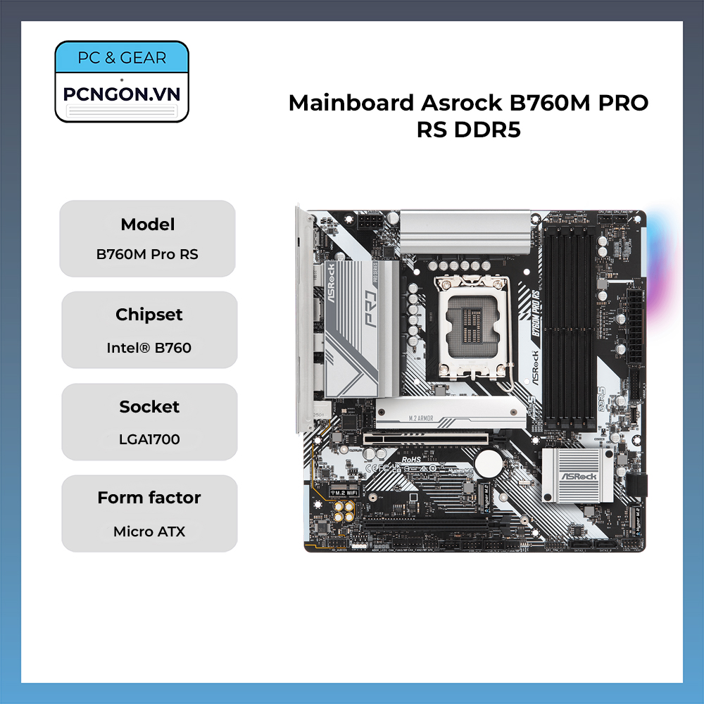 Mainboard Asrock B760m Pro Rs Ddr5