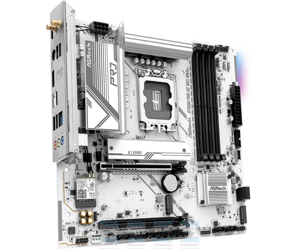 Mainboard Asrock B760m Pro Rs Wifi White Ddr5 5