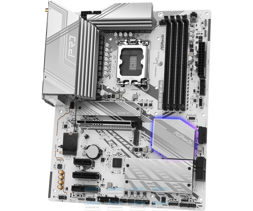 Mainboard Asrock Z890 Pro Rs Wifi White Ddr5 5
