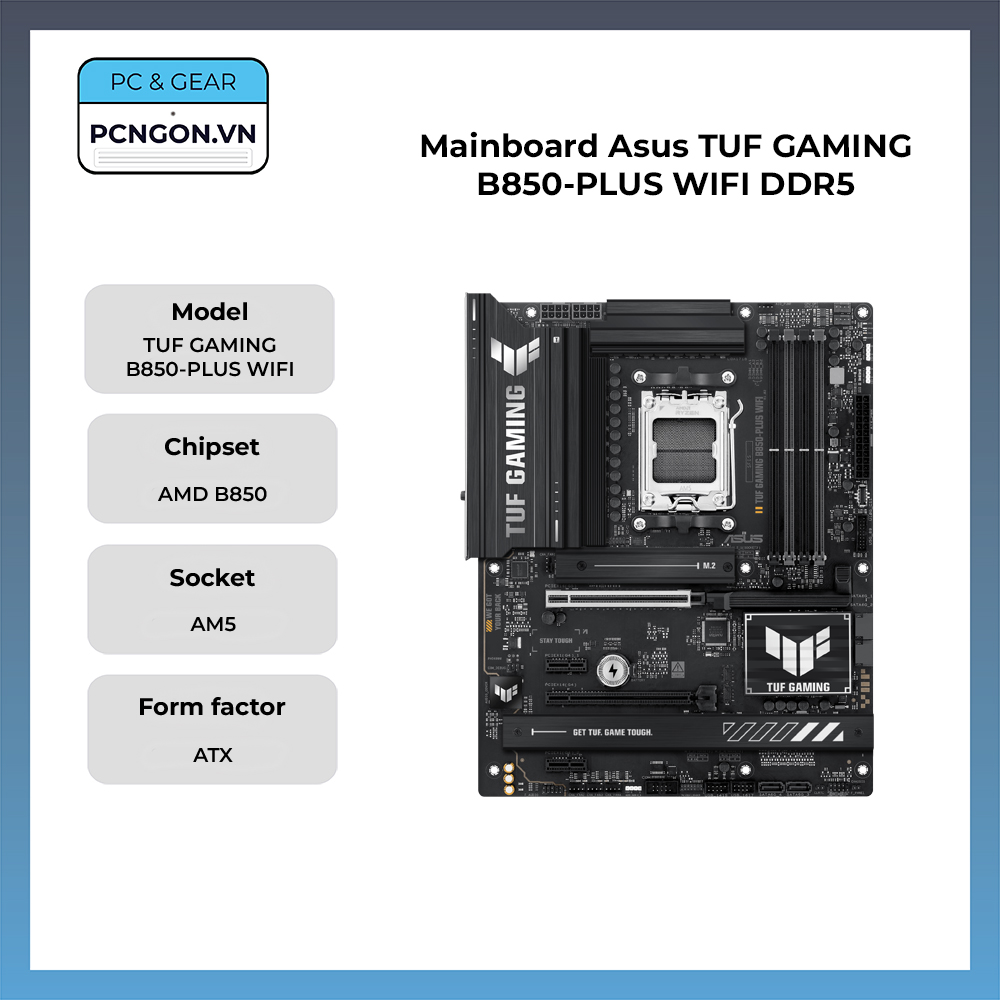 Mainboard Asus Tuf Gaming B850-plus Wifi Ddr5