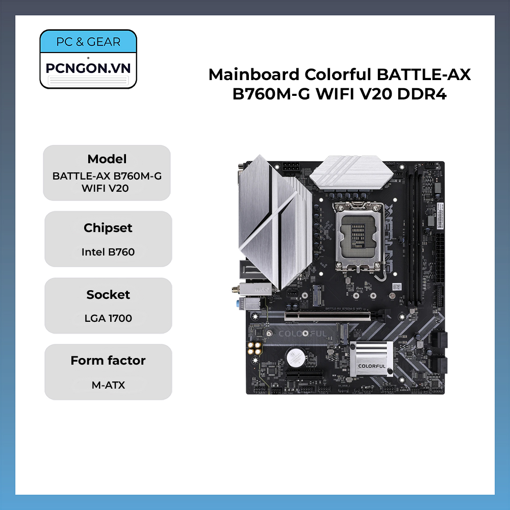Mainboard Colorful Battle-ax B760m-g Wifi V20 Ddr4