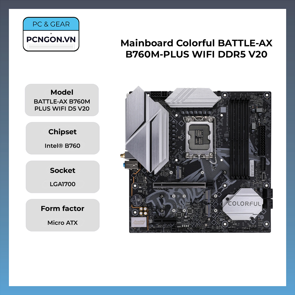 Mainboard Colorful Battle-ax B760m-plus Wifi Ddr5 V20