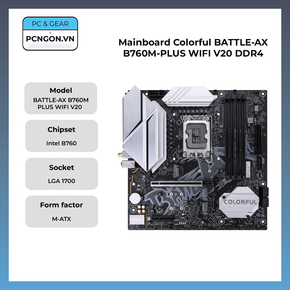 Mainboard Colorful Battle-ax B760m-plus Wifi V20 Ddr4