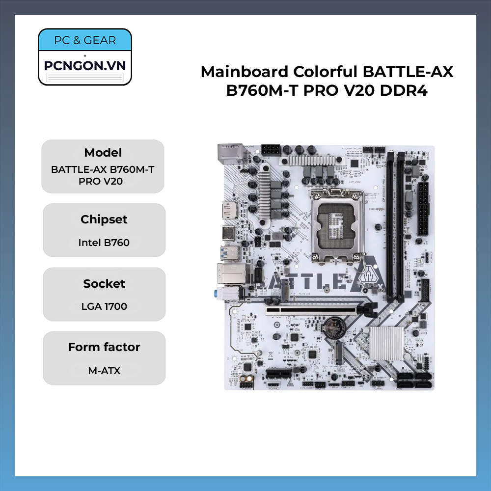 Mainboard Colorful Battle-ax B760m-t Pro V20 Ddr4