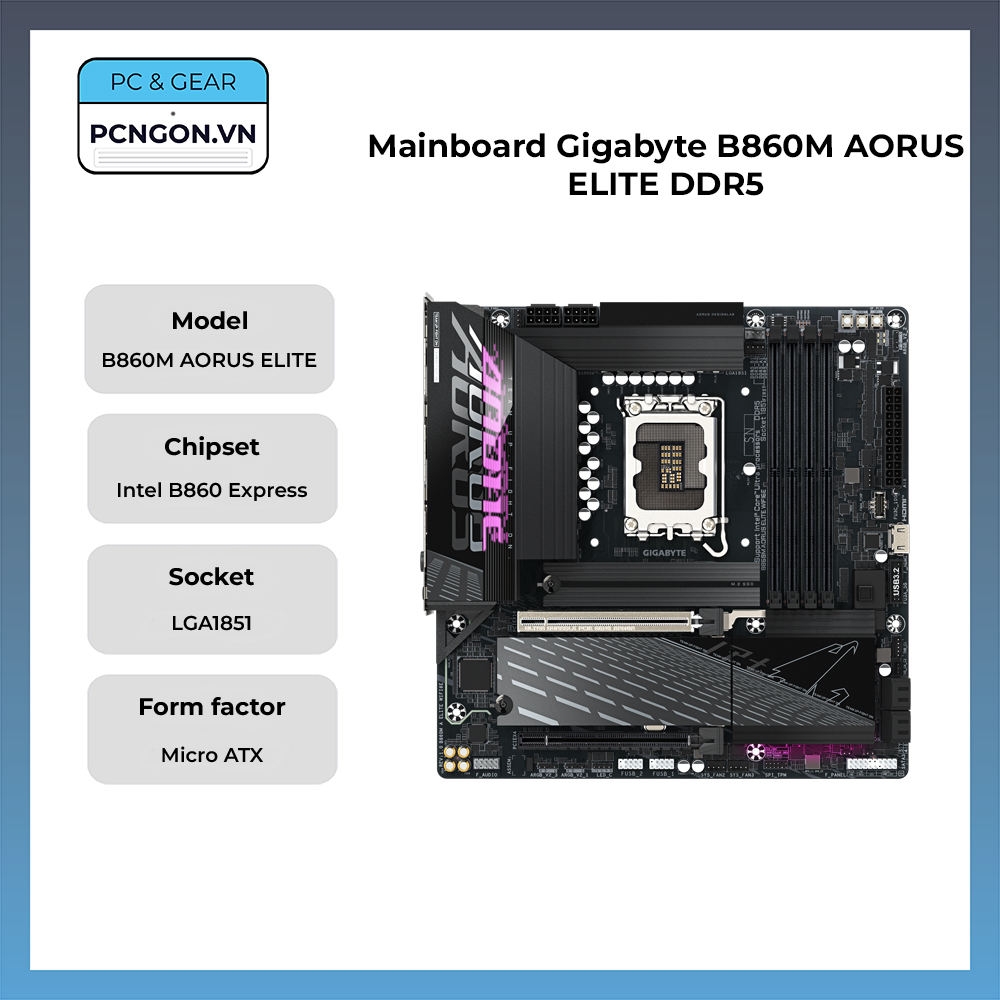 Mainboard Gigabyte B860m Aorus Elite Ddr5