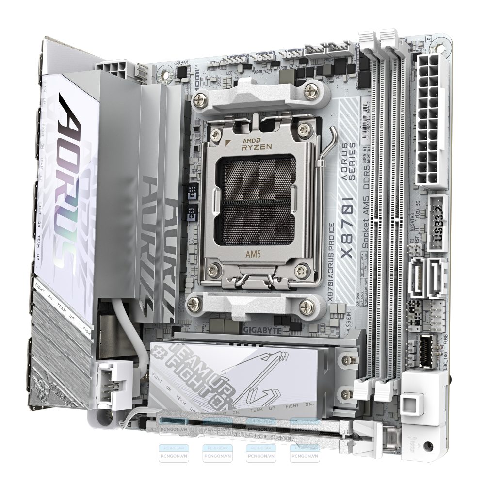 Mainboard Gigabyte X870i Aorus Pro Ice Wifi 7 Ddr5 4