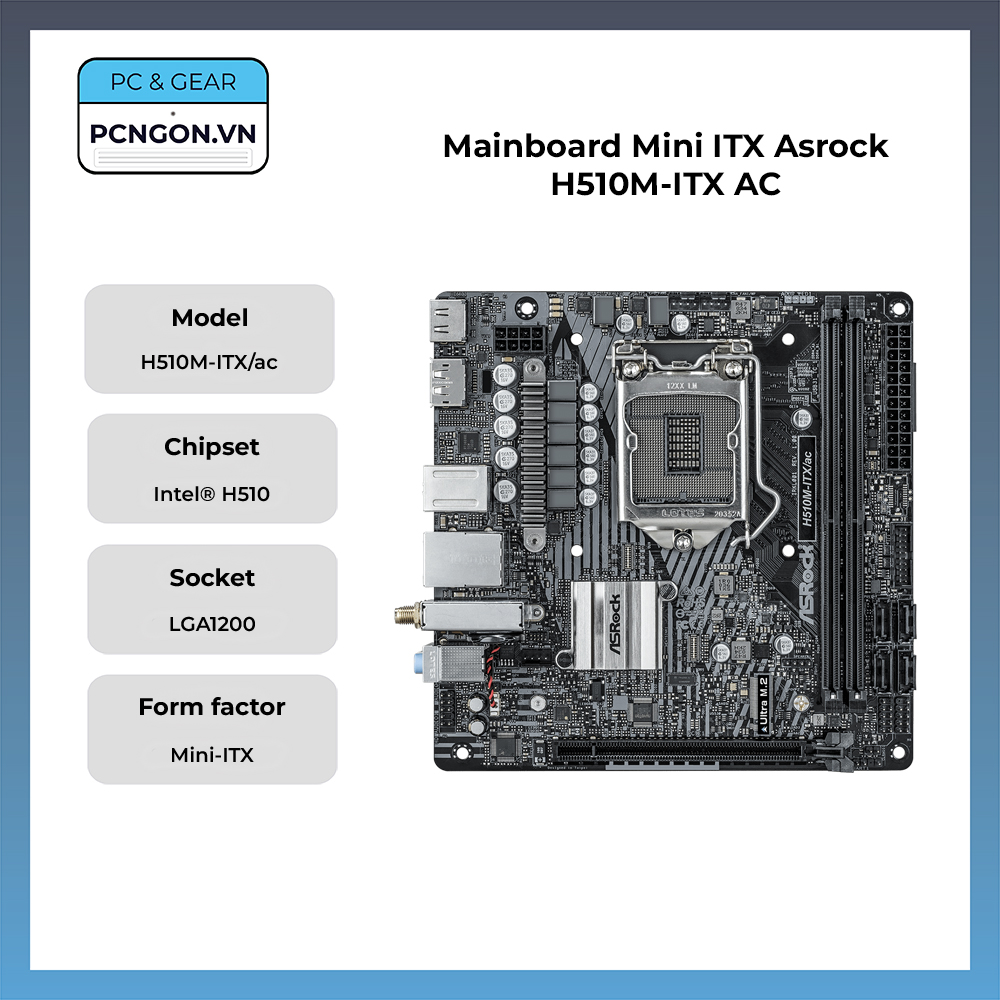 Mainboard Mini Itx Asrock H510m-itx Ac