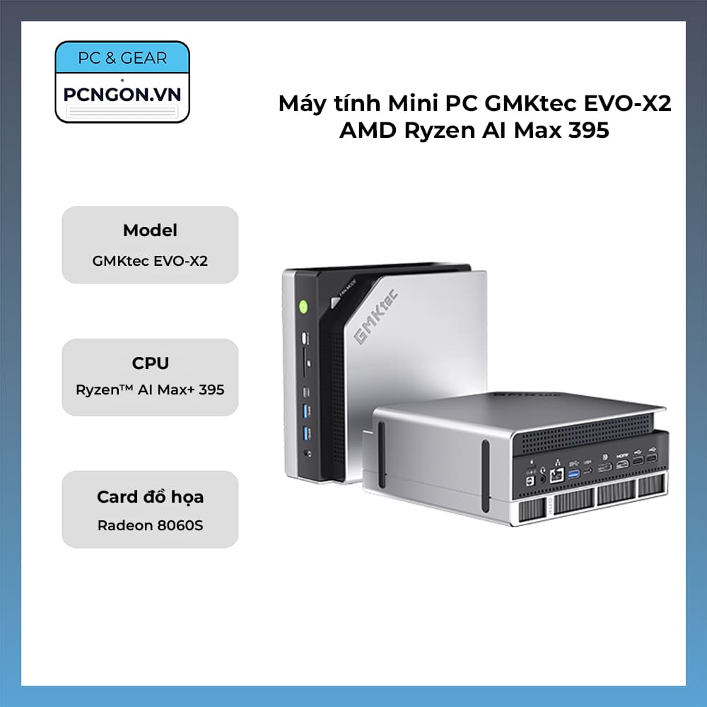 Mini PC GMKtec EVO-X2 AMD Ryzen AI Max 395