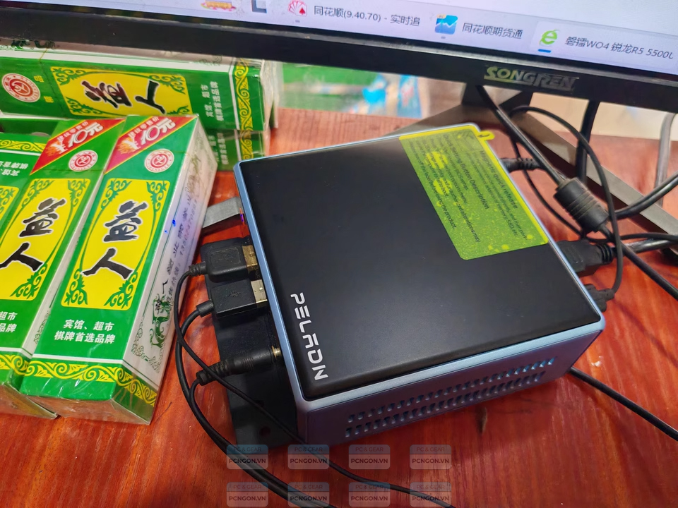 Máy Tính Mini Pc Peladn Wo4 Amd (r5 5500u, R5 5600h, R7 5700u) 9