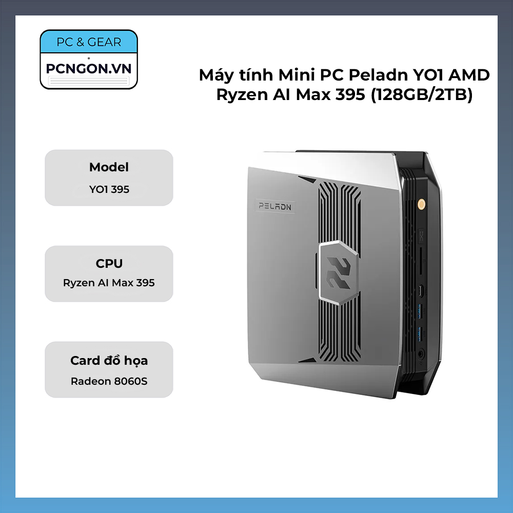 Máy Tính Mini Pc Peladn Yo1 Amd Ryzen Ai Max 395 (128gb, 2tb)
