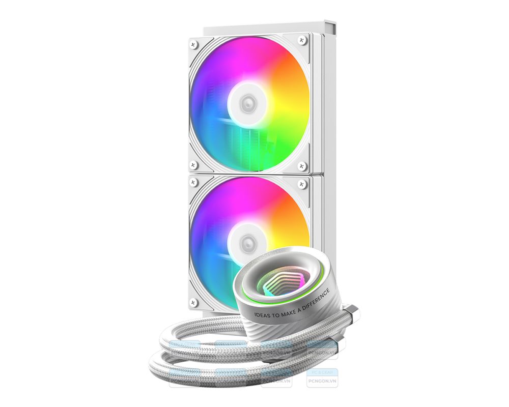 Tản Nhiệt Nước Aio Id-cooling Fx240 Inf White 6