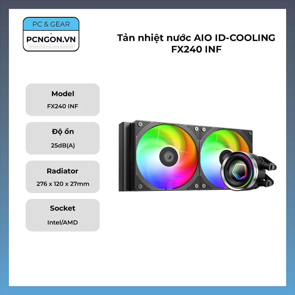 Tản Nhiệt Nước Aio Id-cooling Fx240 Inf