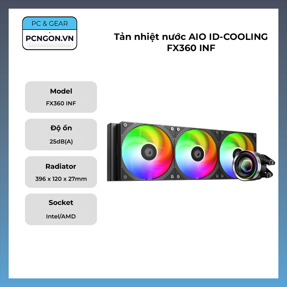 Tản Nhiệt Nước Aio Id-cooling Fx360 Inf