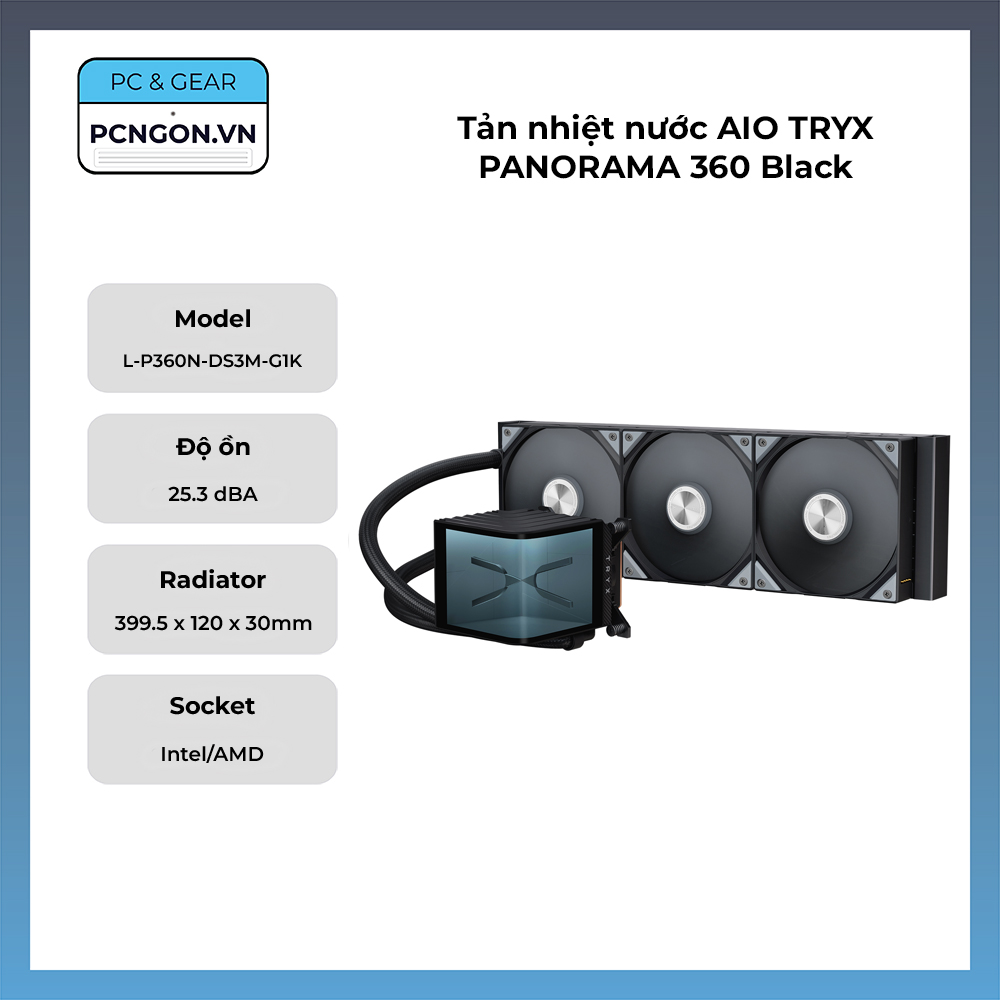 Tản Nhiệt Nước Aio Tryx Panorama 360 Black