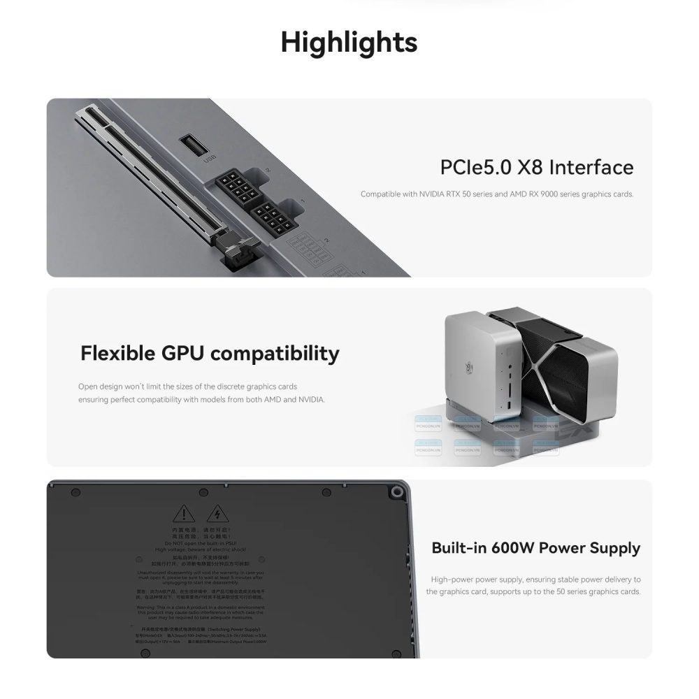 Dock Egpu đa Năng Beelink Ex Pro 12