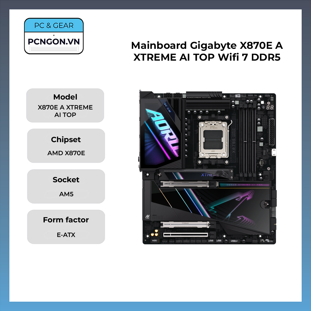 Mainboard Gigabyte X870e A Xtreme Ai Top Wifi 7 Ddr5